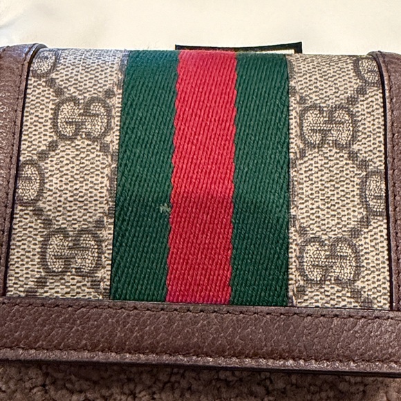 Gucci Ophidia Brown and Green Wallet - Picture 3 of 3